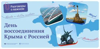 «Разговоры о важном» по теме – «День воссоединения Крыма с Россией»